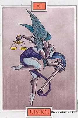 Winged spirit tarot